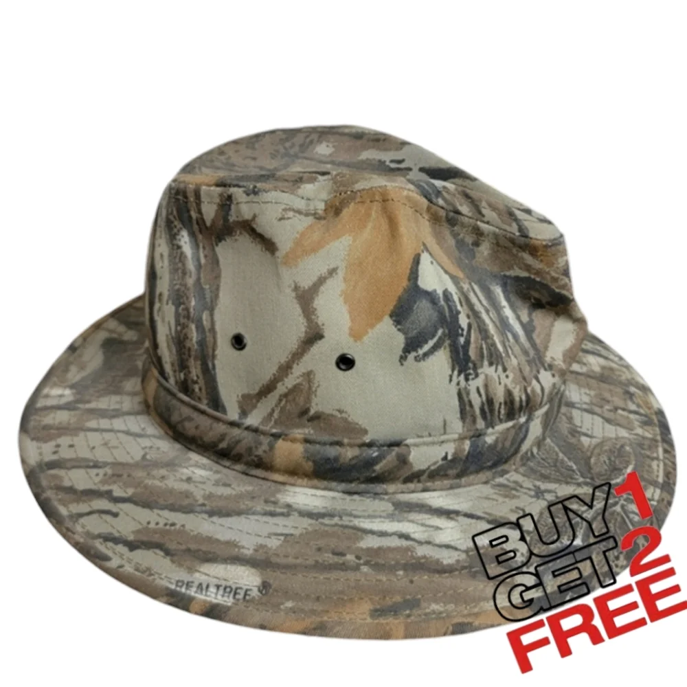 RealTree Size Small Hard Rim Camo Hat - Camouflage Made In USA